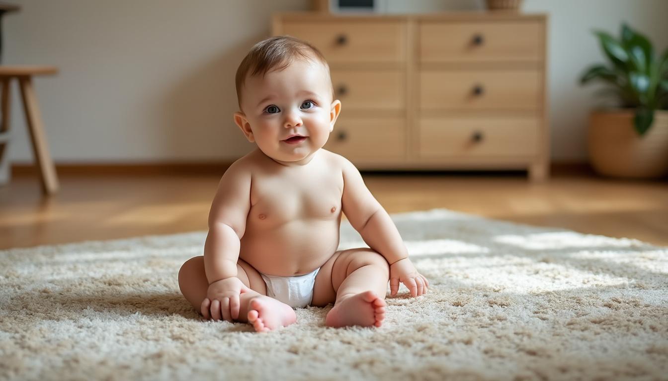 découvrez à quel âge bébé commence à s’asseoir seul, les étapes clés de son développement moteur et des conseils pour l’accompagner en toute sécurité.