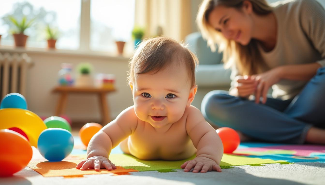 découvrez à quel âge bébé commence à s’asseoir seul, les étapes clés de son développement moteur et des conseils pour l’accompagner en toute sécurité.