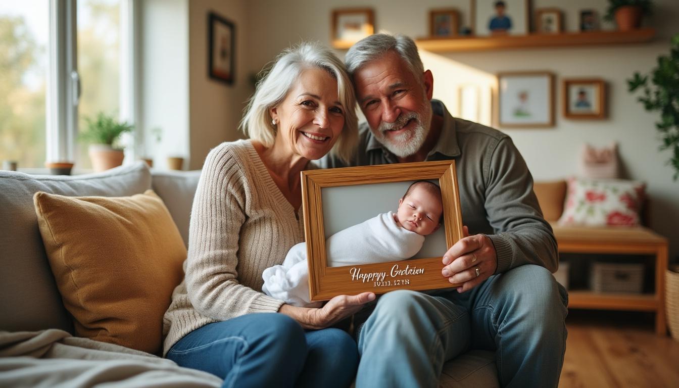 découvrez des idées de cadeaux originales et touchantes à offrir aux grands-parents pour célébrer la naissance d'un bébé et renforcer les liens familiaux.