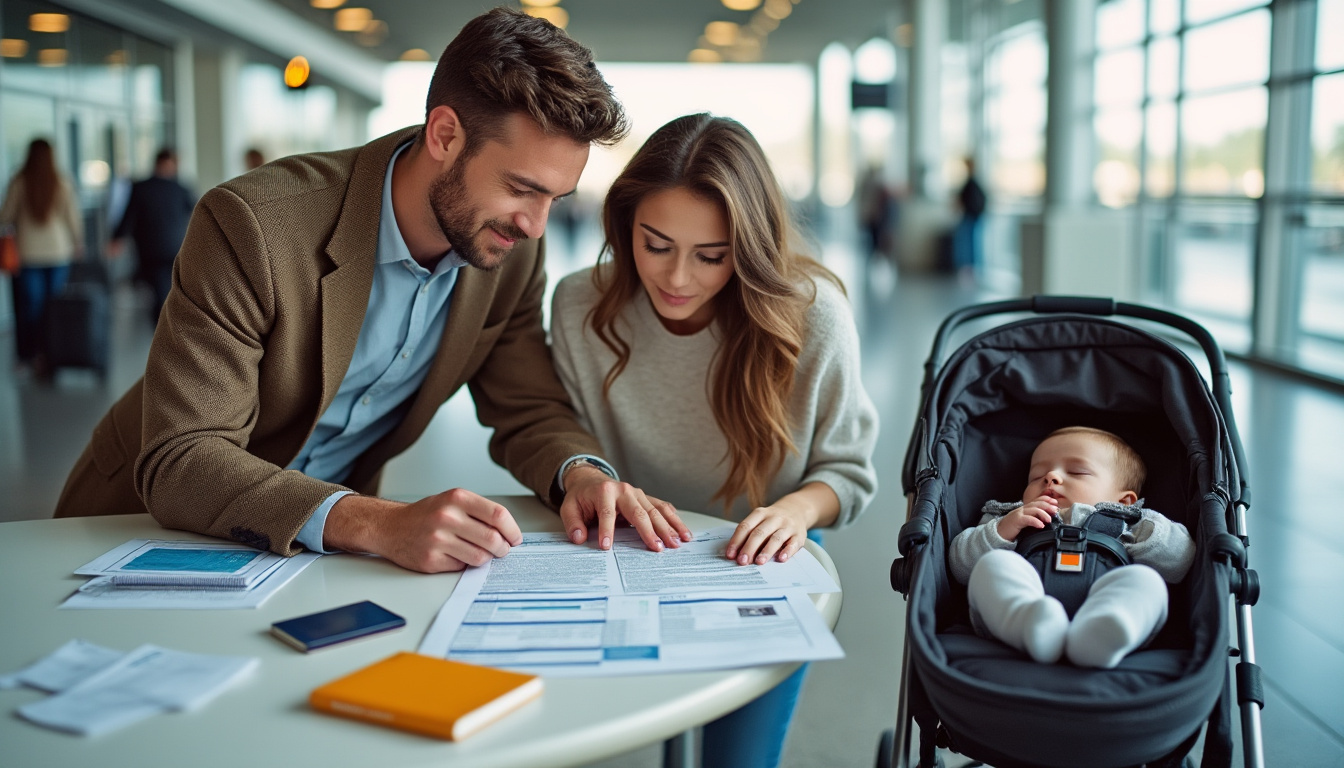 découvrez les documents indispensables pour voyager à l'étranger avec un bébé en toute sécurité et conformité.