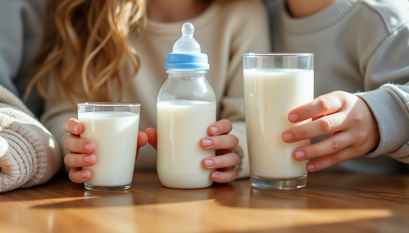 découvrez les quantités de lait recommandées en fonction de l'âge pour assurer une alimentation équilibrée et adaptée à chaque étape de la croissance.