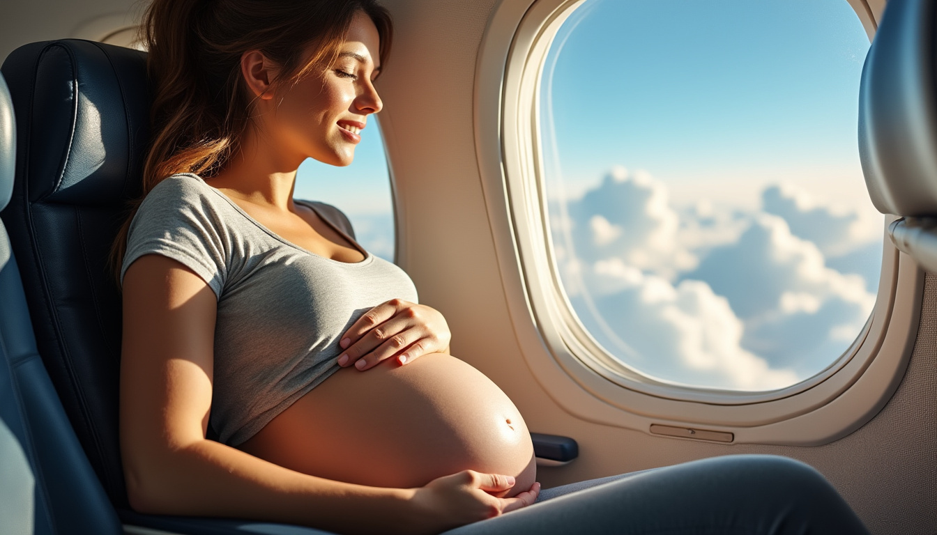découvrez les conseils essentiels et les précautions à prendre pour voyager en avion pendant la grossesse en toute sécurité.