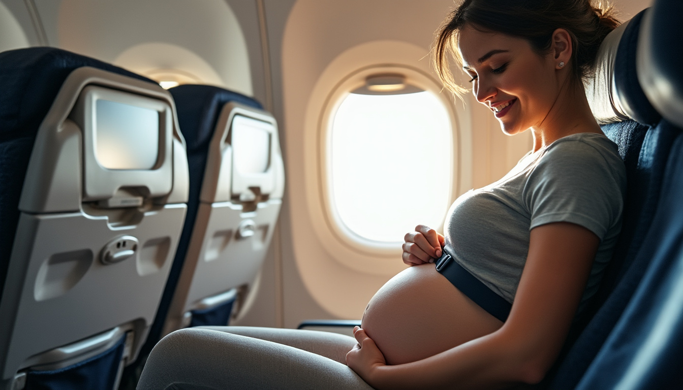 découvrez les conseils et précautions pour voyager en avion pendant la grossesse, afin d'assurer sécurité et confort à la future maman.