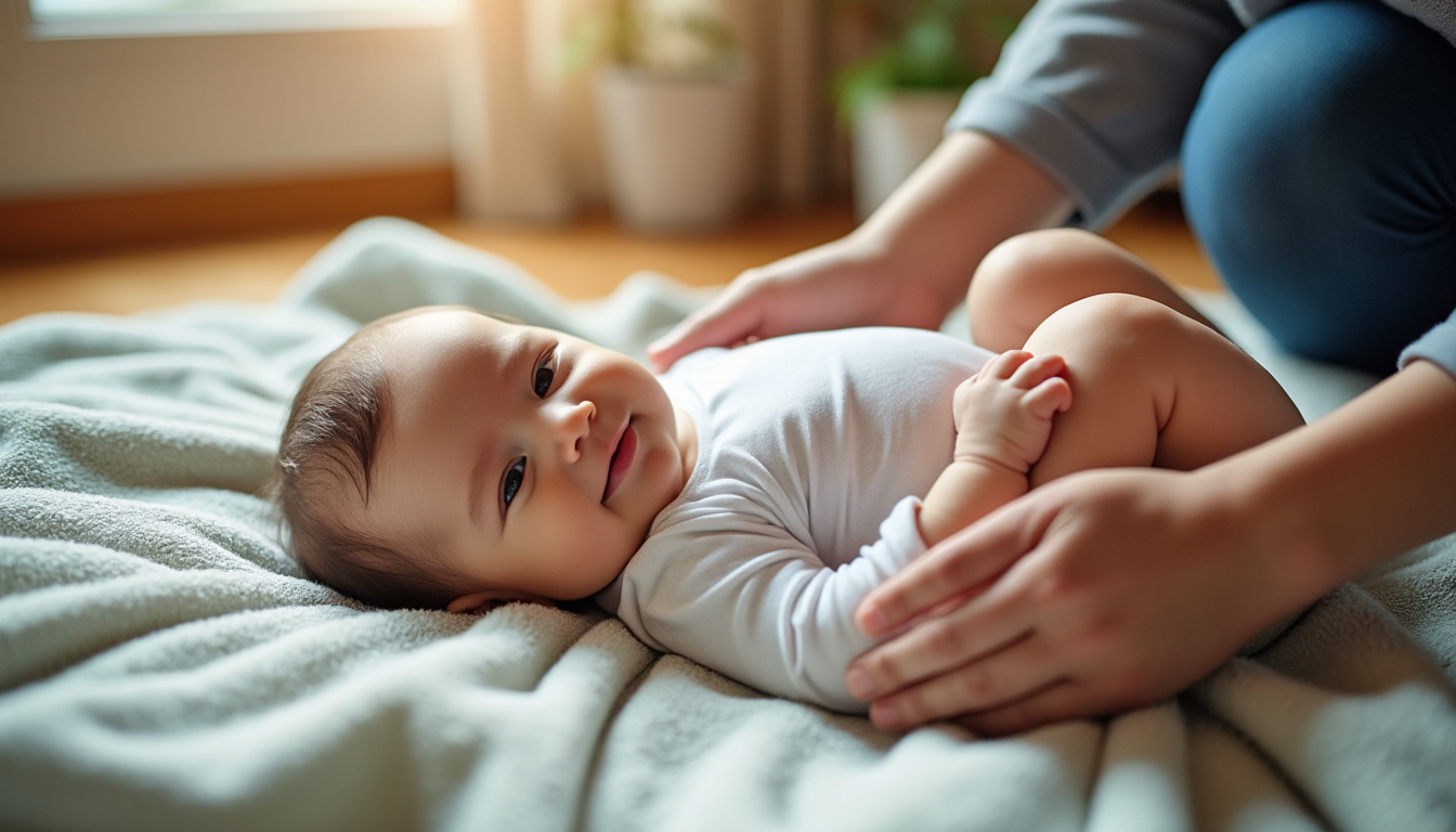 découvrez les massages doux qui peuvent apaiser les coliques de bébé et apprenez les gestes simples à pratiquer en toute sécurité.